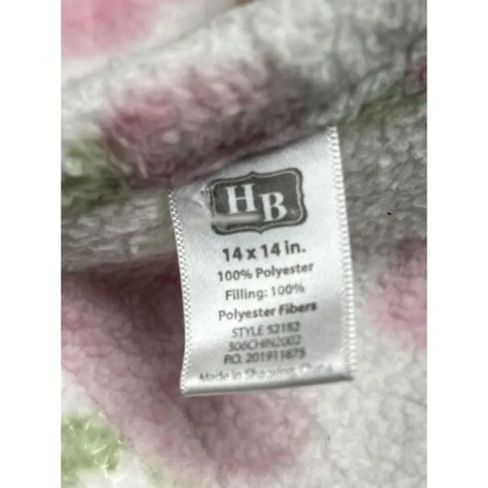 HB Hudson Baby Lovey Security Blanket Rose Deer White Pink Green Doe‎ Soft Girl